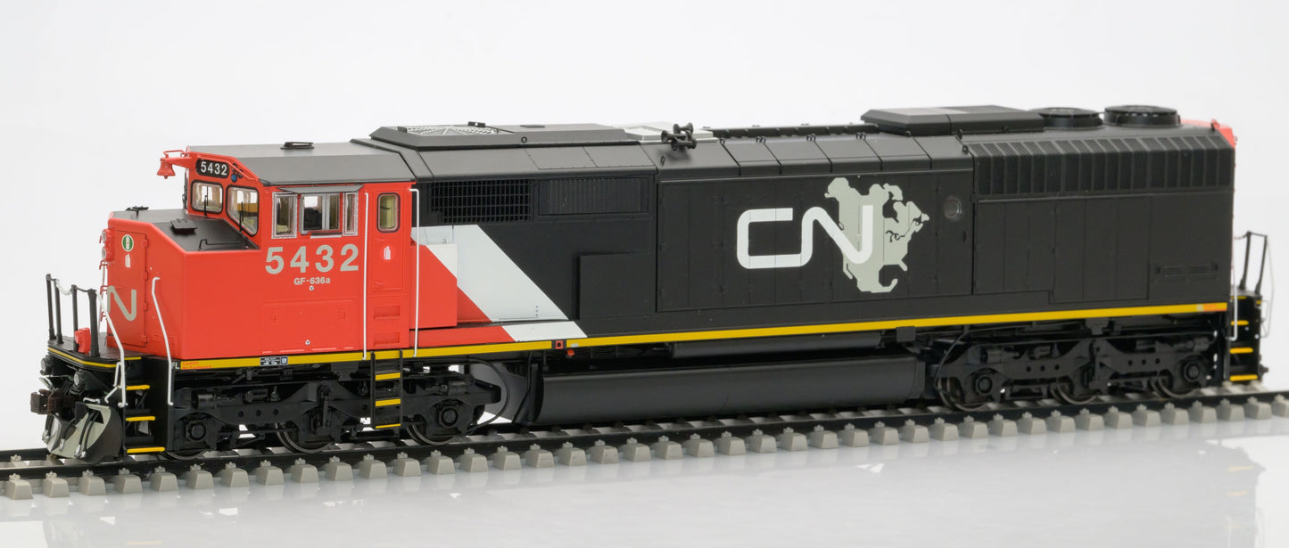 HO Scale GMDD SD50F Diesel Locomotive - Canadian National (CN) 'Map'