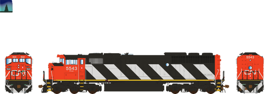 Aurora Miniatures EXCLUSIVE CN 5543 HO Scale GMD SD60F Diesel Locomotive