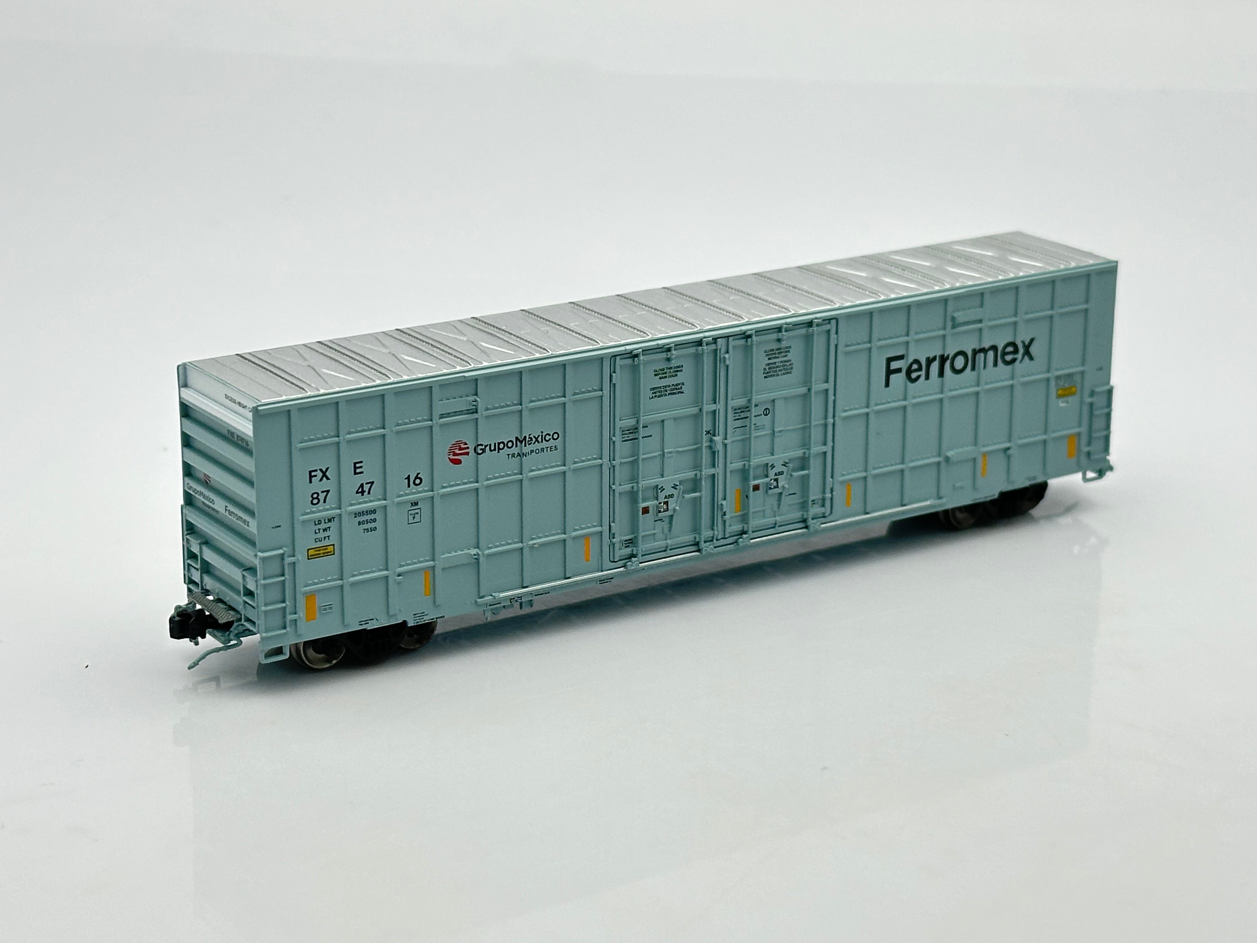 N Scale Greenbrier 7550 cf 60' Plate F Boxcar (2nd Run) - Ferromex
