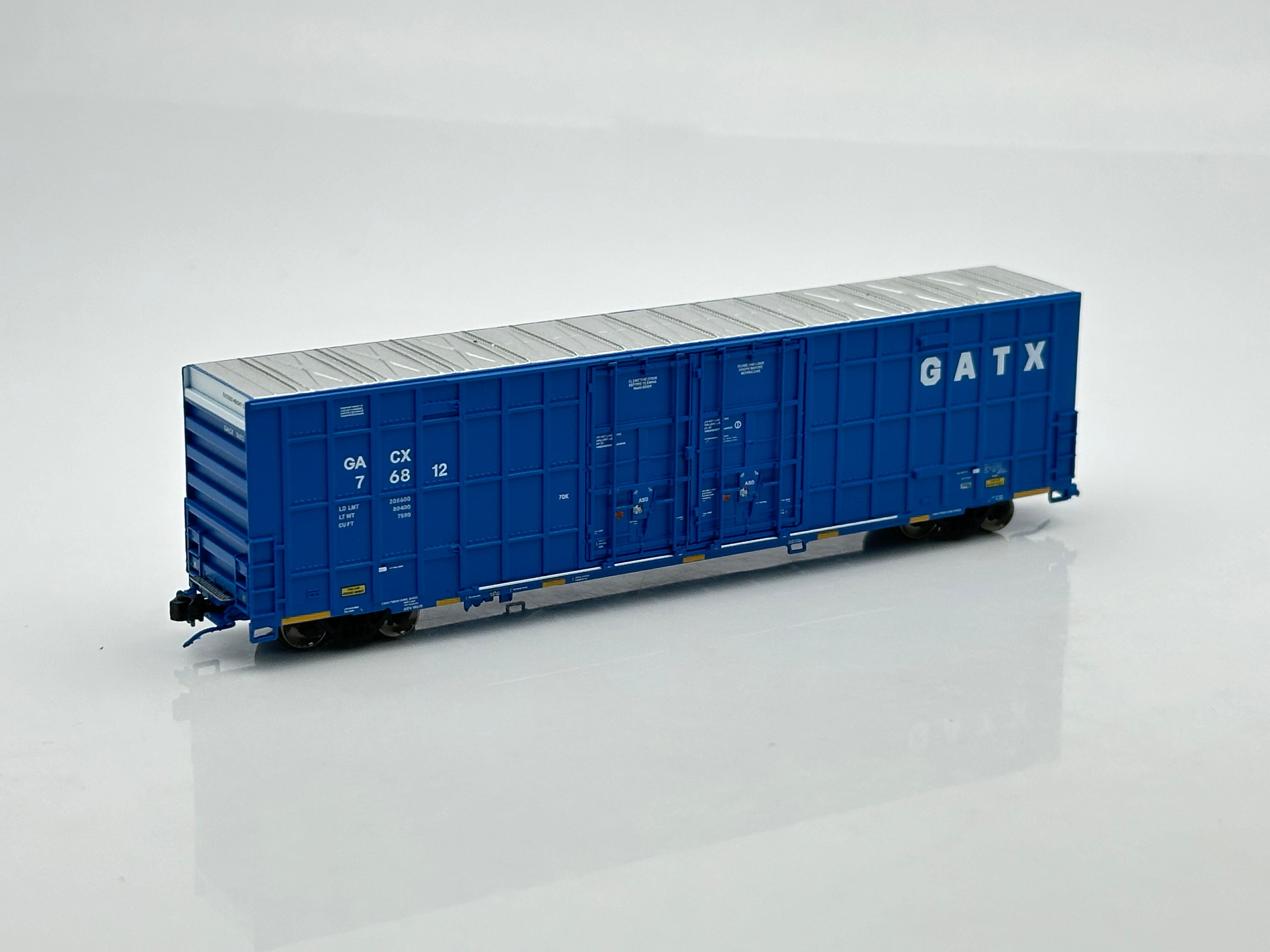 N Scale Greenbrier 7550 cf 60' Plate F Boxcar (2nd Run) - GATX