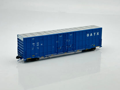 N Scale Greenbrier 7550 cf 60’ Plate F Boxcar (2nd Run) - GATX Corp. (GACX)
