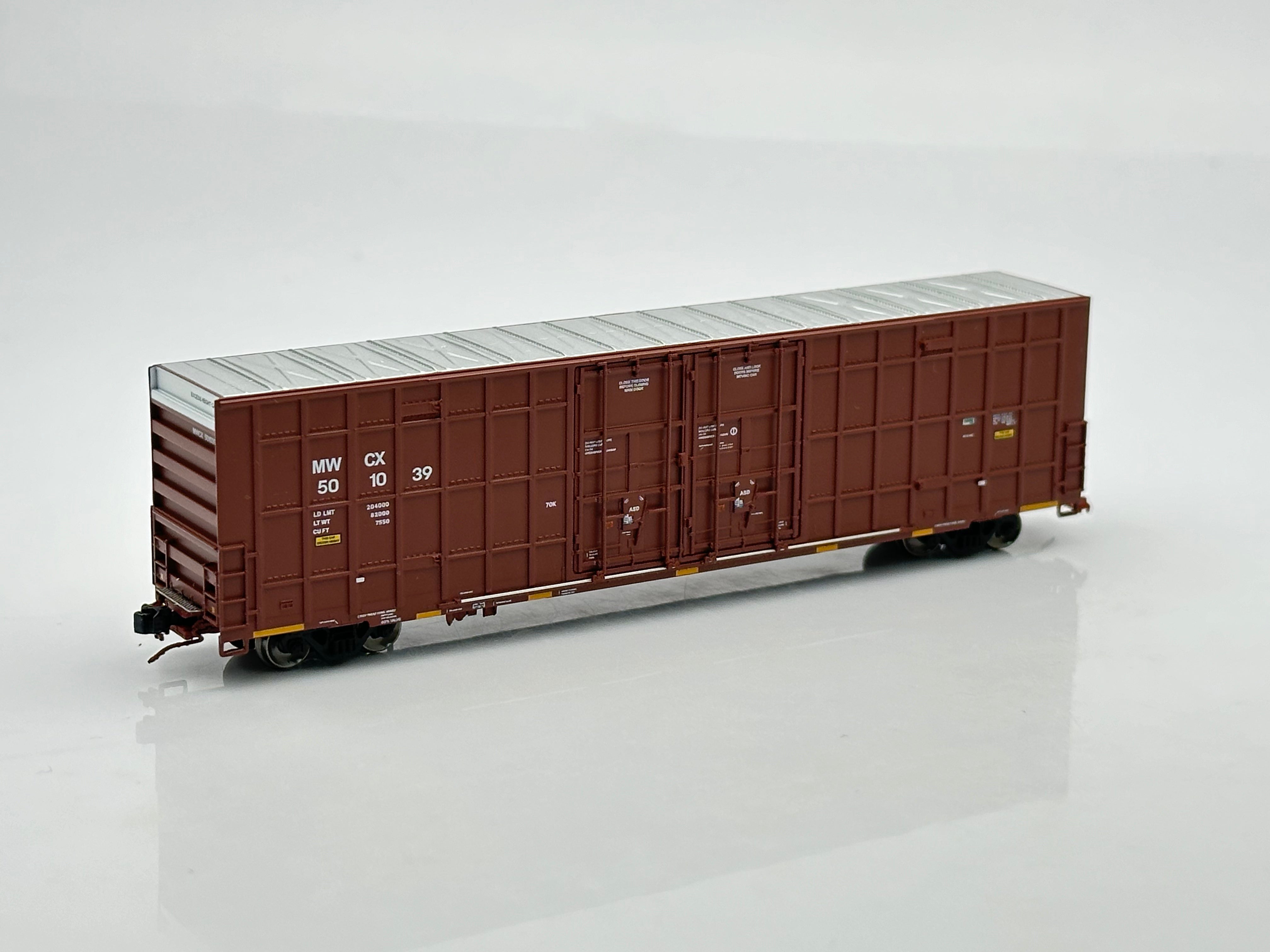 N Scale Greenbrier 7550 cf 60' Plate F Boxcar (2nd Run) - Midwest